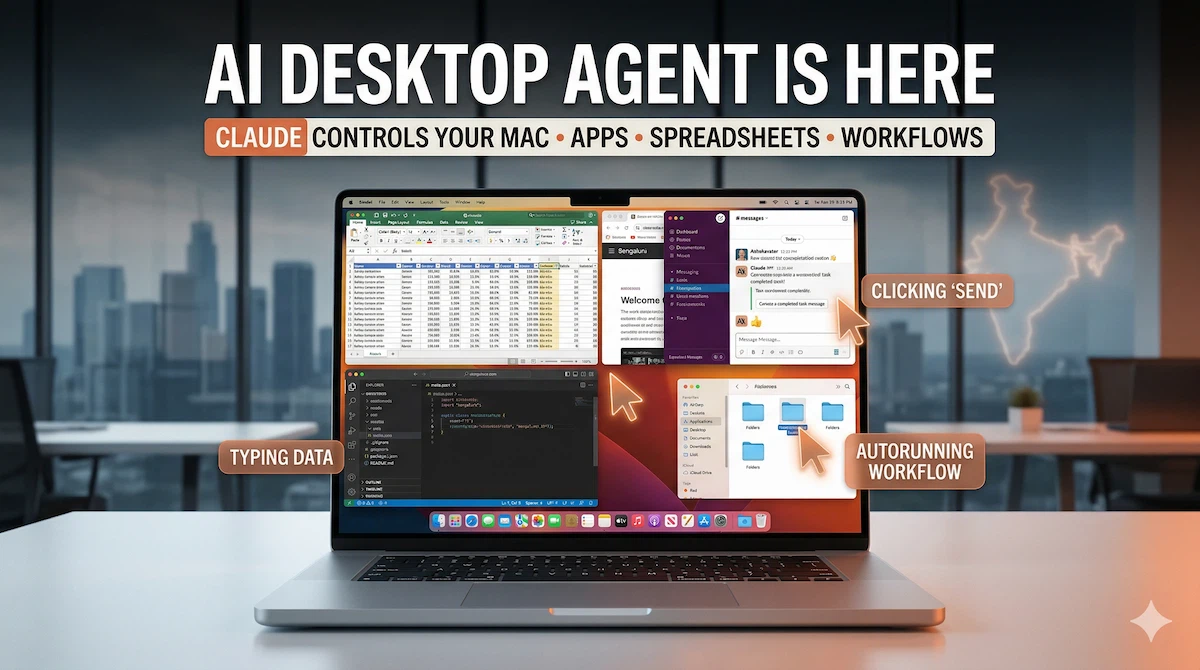 Claude Computer Control on macOS showing Anthropic’s desktop AI agent automating apps, spreadsheets and workflows for developers in 2026