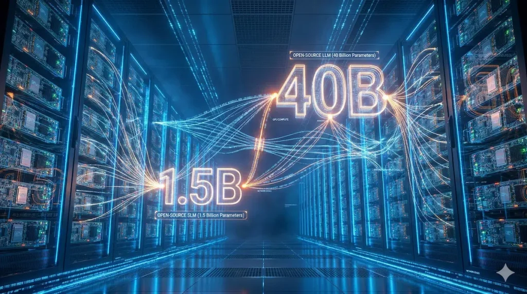 Open source Indic LLMs parameters and Indian AI startups.