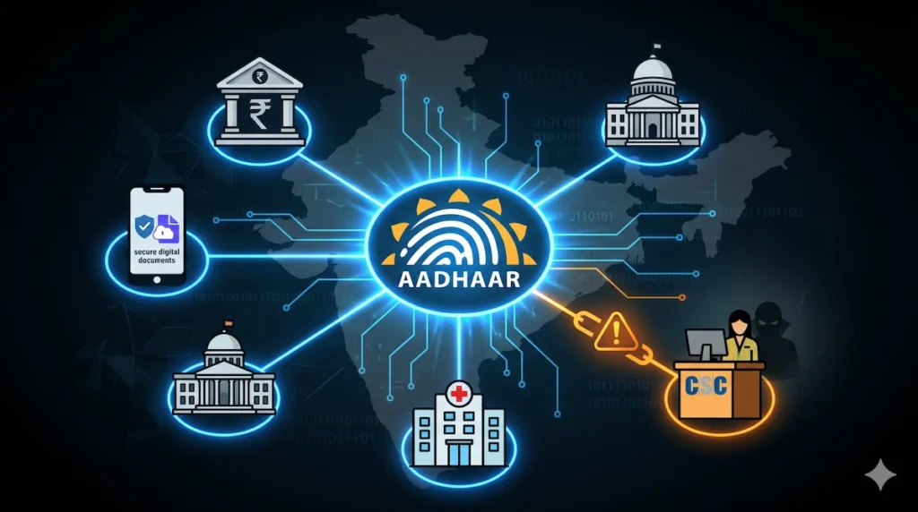 Aadhaar Common Service Centre CSC operator vulnerability India digital identity fraud