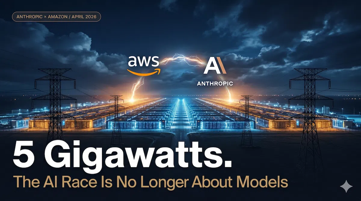 Anthropic secures 5 gigawatt AI compute deal with Amazon AWS in April 2026