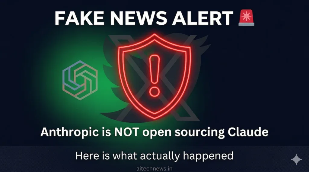 A viral post claiming Anthropic is open sourcing Claude and rebranding it as “OpenClaude” is not supported by any official company announcement.