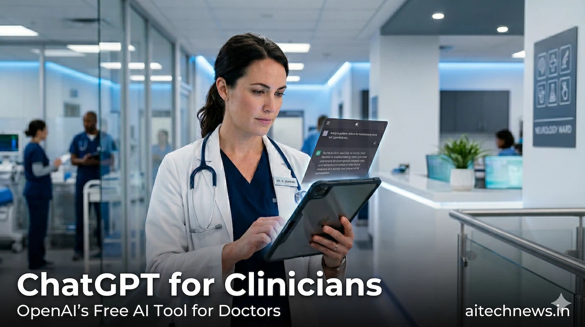 ChatGPT for Clinicians — OpenAI's AI tool for doctors and healthcare professionals launched in 2026