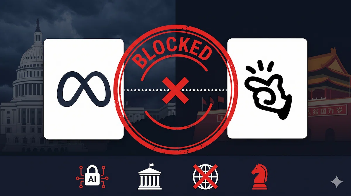 China blocks Meta's $2 billion Manus AI acquisition — NDRC orders deal cancellation in 2026