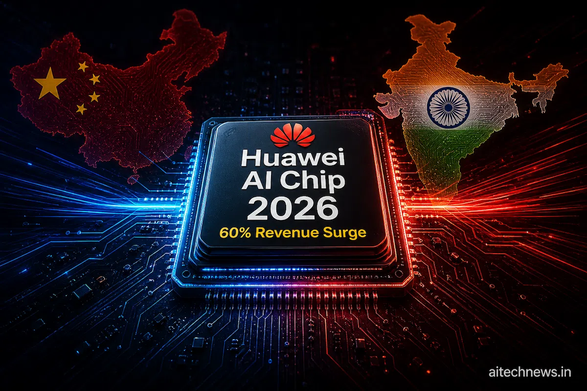 Huawei AI chip 2026 revenue surges 60% to $12 billion — Nvidia faces growing challenge in China