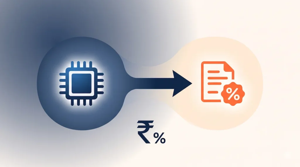Diagram showing how Sarvam AI's GPU compute subsidy converts into government equity stake