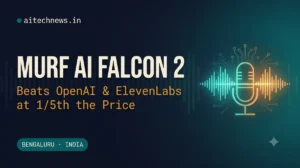 Murf AI Falcon 2 voice model featured image — Bengaluru startup beats OpenAI and ElevenLabs on price and TTS benchmarks