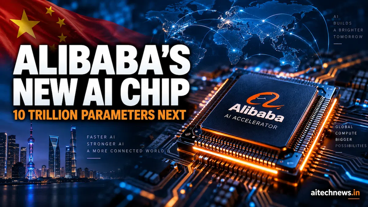 Alibaba Zhenwu V900 AI chip announcement — 10 trillion parameter model news, aitechnews.in