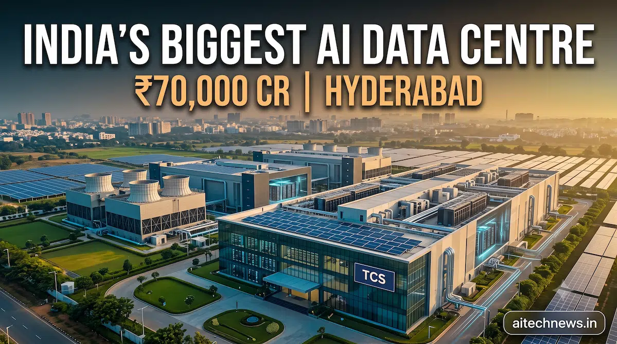 TCS HyperVault 1 GW AI data centre campus in Hyderabad, Telangana, India — ₹70,000 crore investment